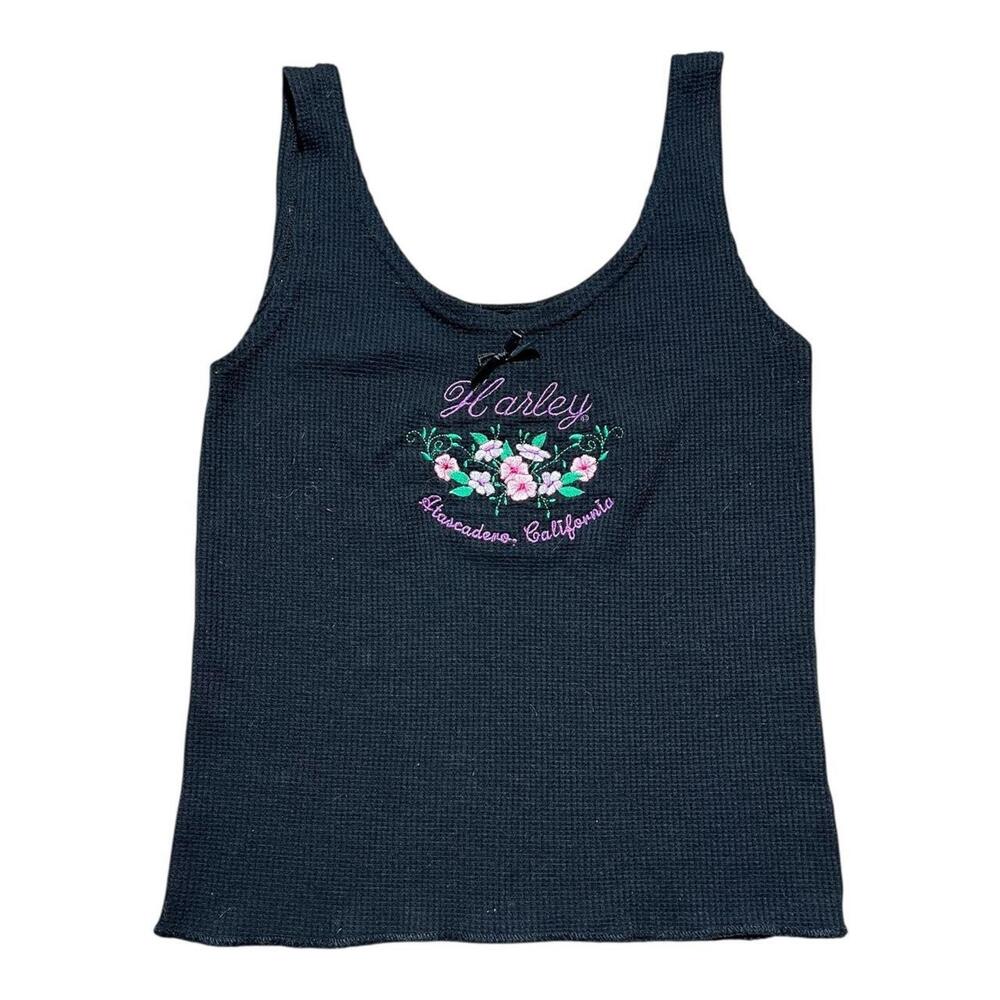 Vintage Harley Davidson California Embroidered Tank Top